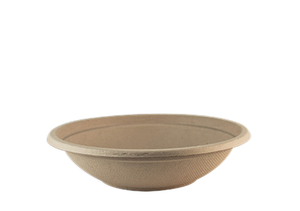 Tazon compostable, color cafe natural, de 16 oz