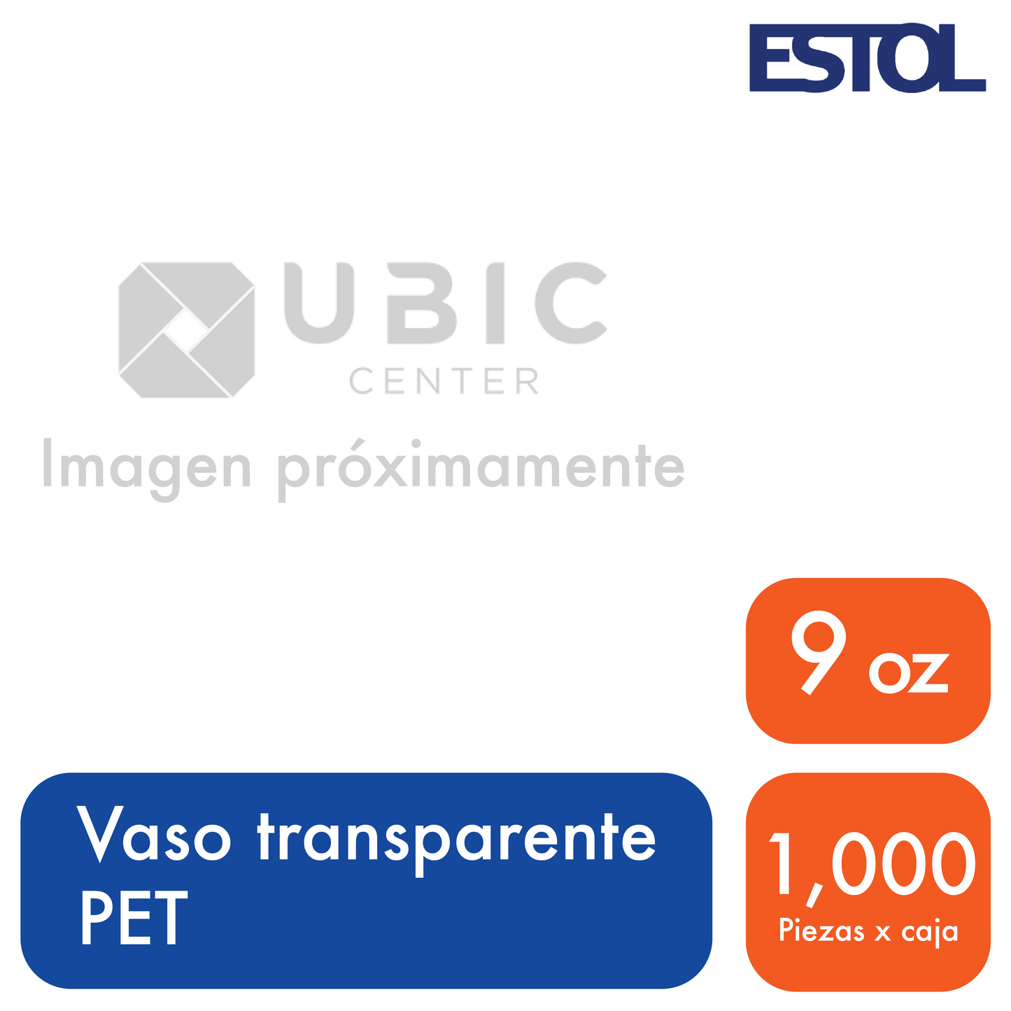 Vaso transparente 09 oz - Linea M