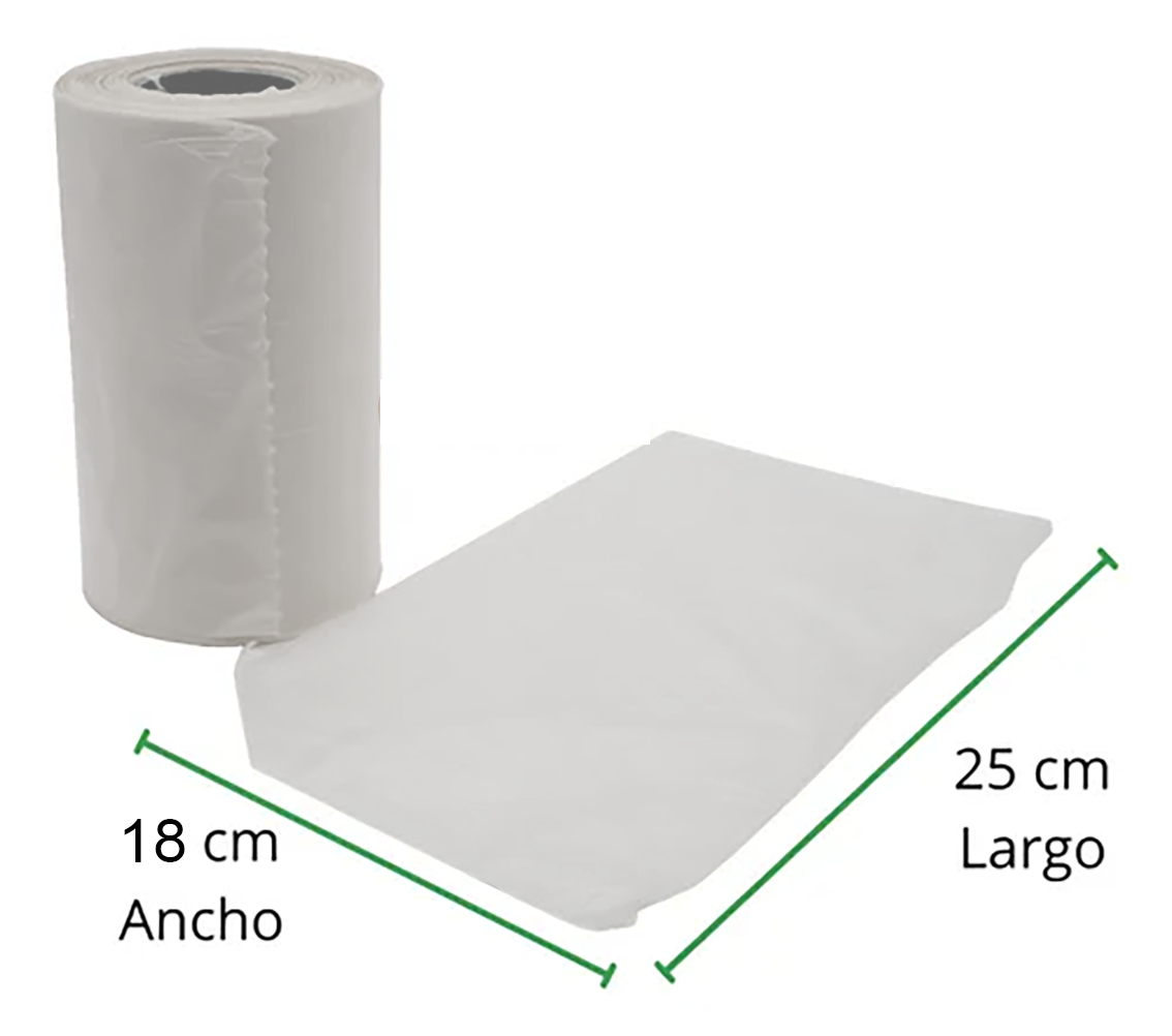 BOLSA ROLLO NATURAL 1/2 KILOS 18 X 25