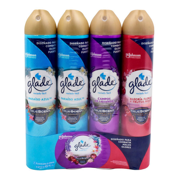 GLADE AERO AROMAS VARIOS 345GR