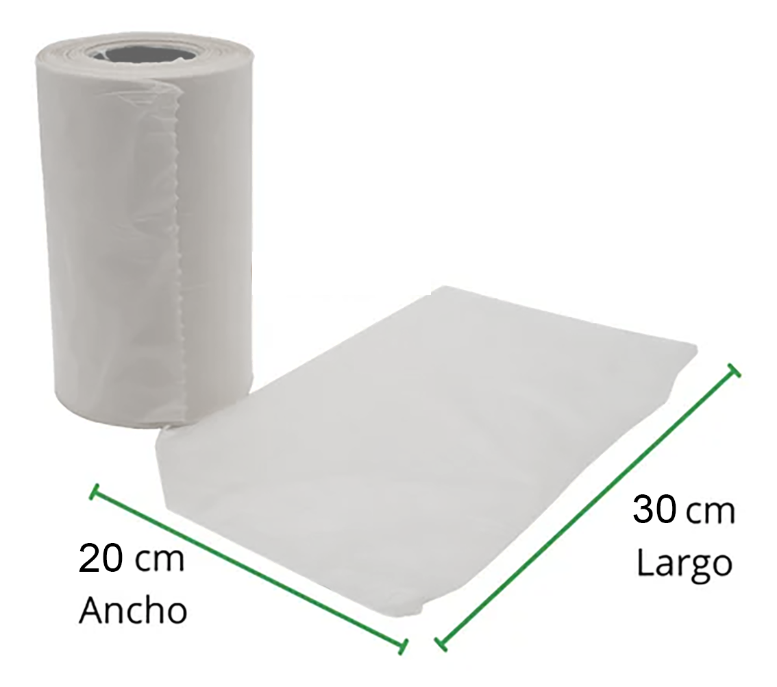 BOLSA ROLLO NATURAL 1 KILO 20 x 30