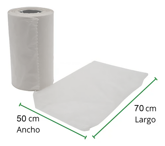 BOLSA ROLLO NATURAL 6 KILOS 50 X 70