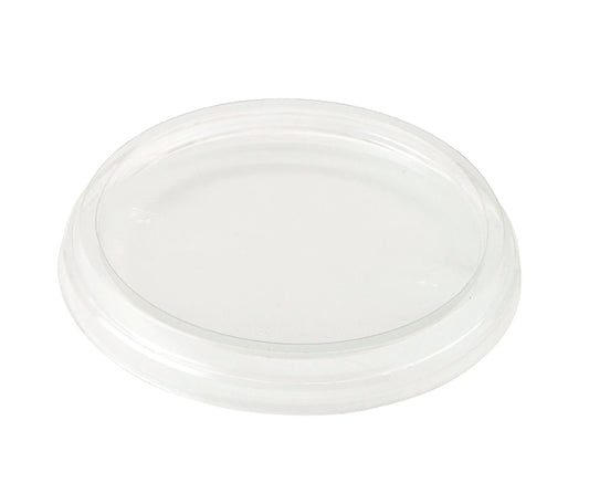 Tapa envsase PLA redondo 8 a 32 oz biodegradable C/1000