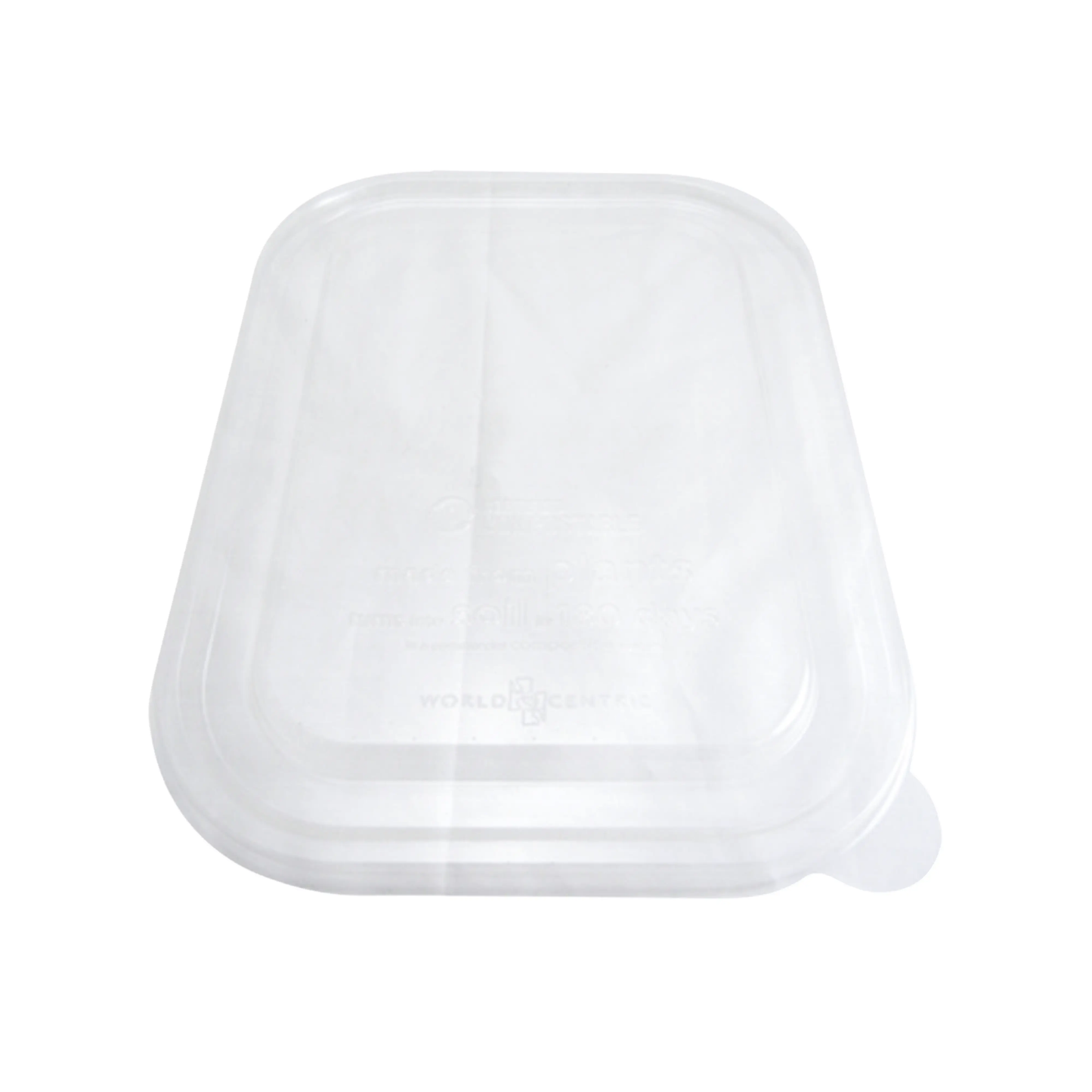 Tapa pla contenedor 10x8 biodegradable
