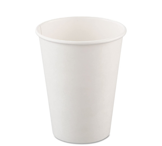 Vaso bebida caliente papel 12 oz blanco - Linea D