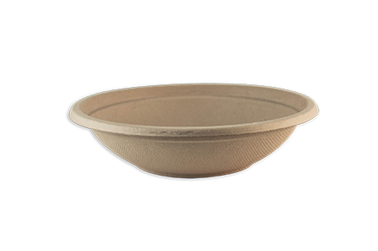 Tazon compostable, color cafe natural, de 16 oz