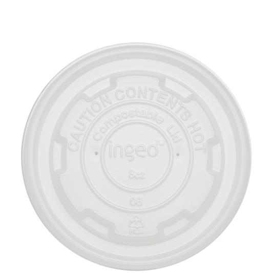 Tapa compostable CPLA  Linea D