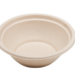 Tazon compostable, color cafe natural, de 24 oz