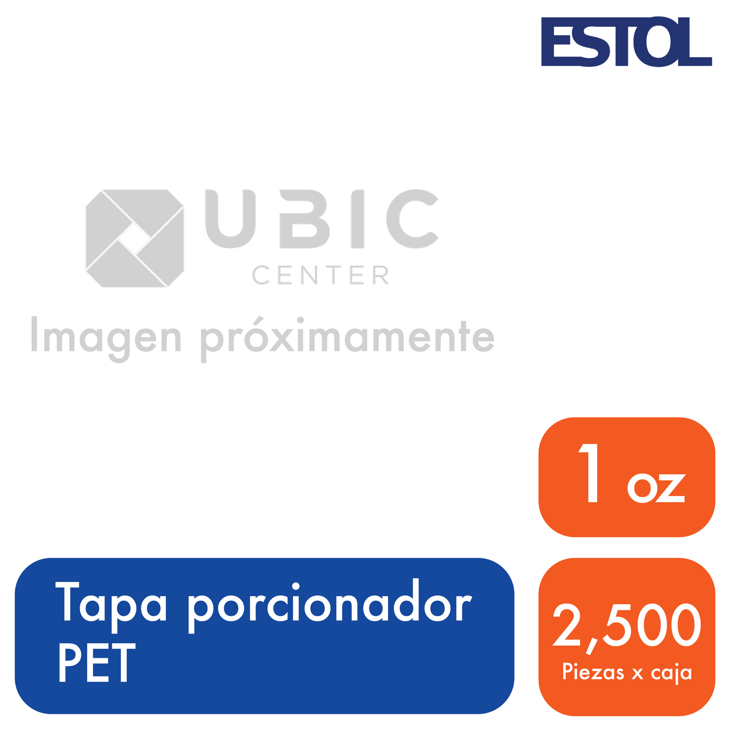 Tapa vaso porcionador souffle de 1 oz