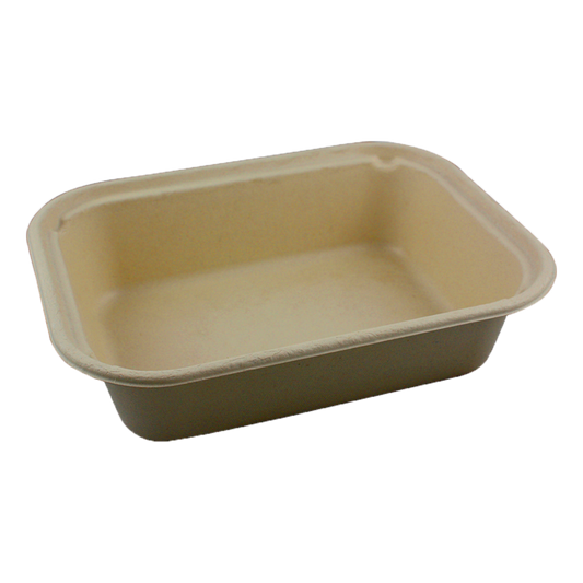 Contenedor compostable rectangular 60 oz