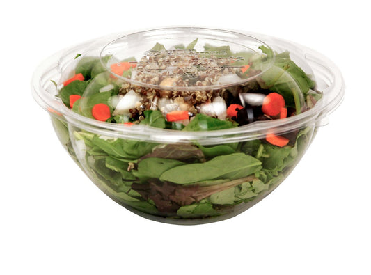 Ensaladera transparente compostable 24 oz