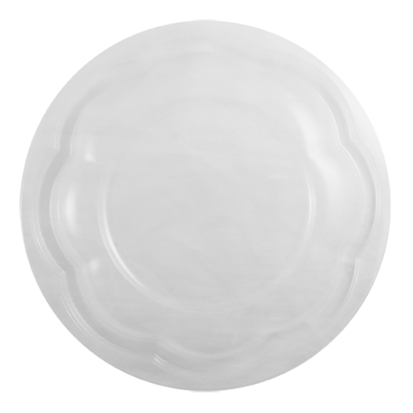 Tapa ensaladera transparente compostable 24 a 64 oz