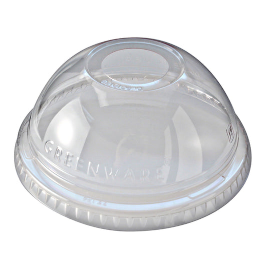 Tapa compostable domo con orificio - Linea B