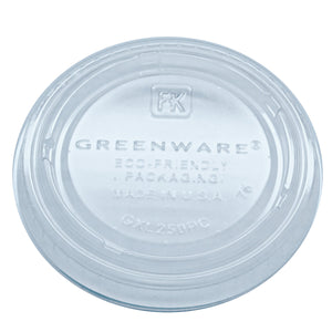 Tapa vaso souffle compostable PLA 2 oz